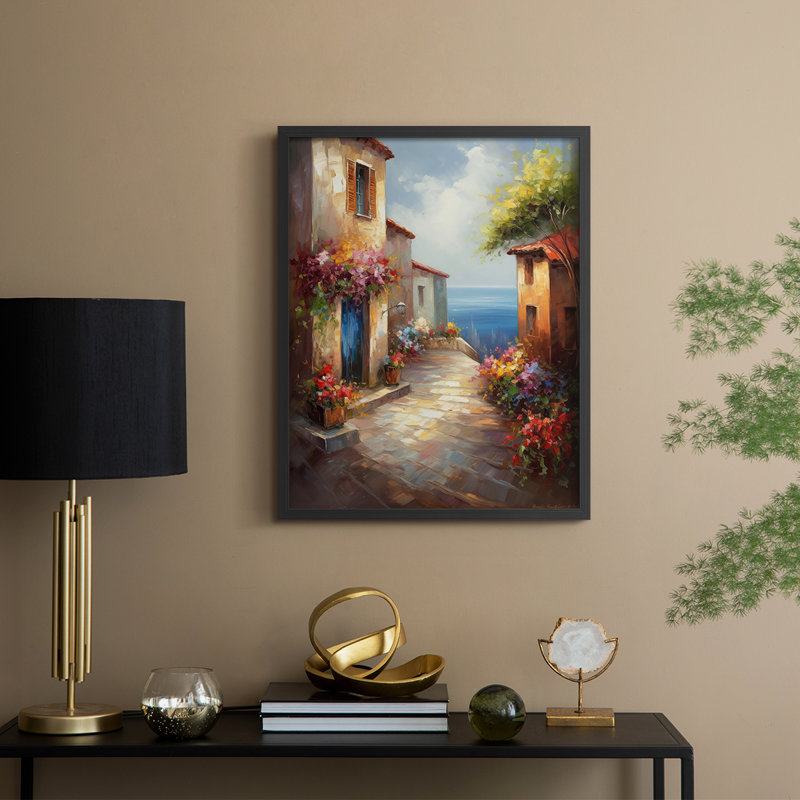 LANDSCAPES Series CCLxxix - reproduction encadrée de qualité supérieure - prête à être accrochée - aucun clou requis