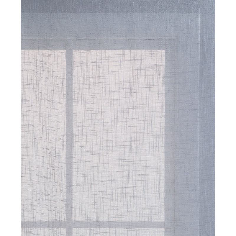  Ensemble de rideaux imprimés et unis de quatre pièces Jackston, Gris anthracite, l 38 po x L 63 po