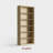 72" Tall Bookcase, Wood 6 Tier Bookshelf With Adjustable Shelves For Living Room Home Office