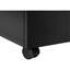 Contenant classeur noir stratifié, pour armoire de bureau en stratifié, avec tiroirs de rangement adéquats