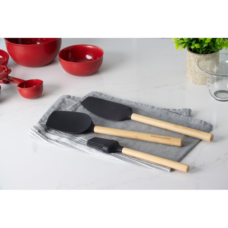 3 Piece Bamboo Kitchen Utensil Set