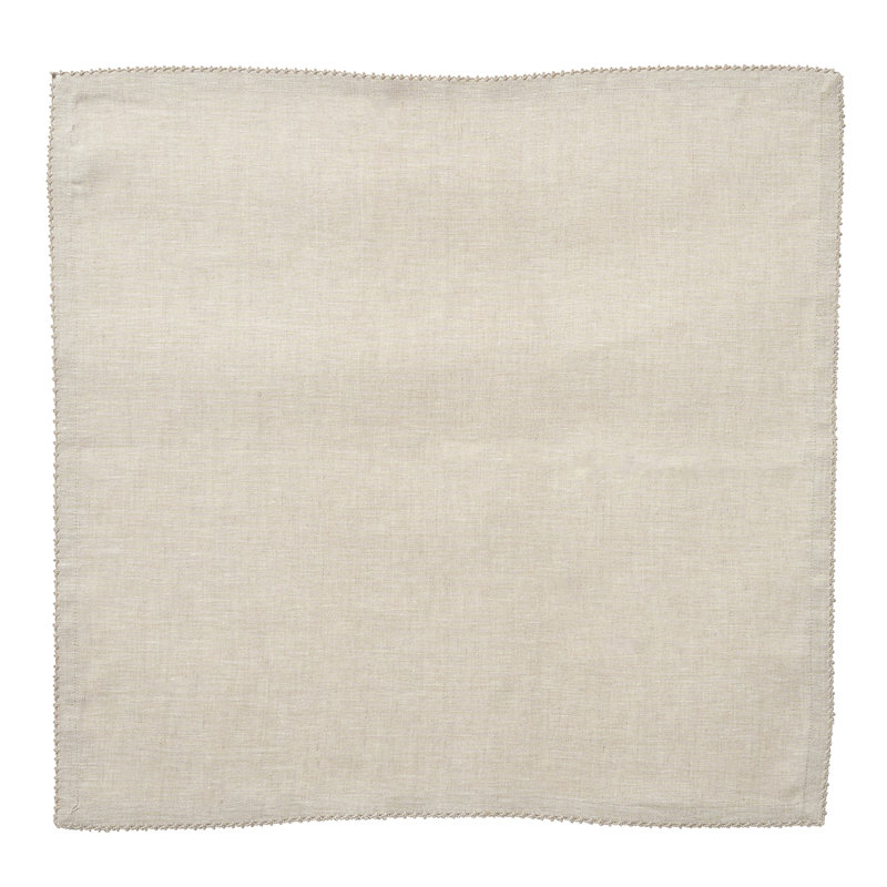 Berry Scallop Napkin, Natural