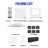 10x20 FT White Heavy Duty Pop Up Canopy Tent with 6 Sidewalls Commercial Outdoor Canopy Wedding Party Tents for Parties All Season Waterproof Gazebo with Storage Bag-125049170