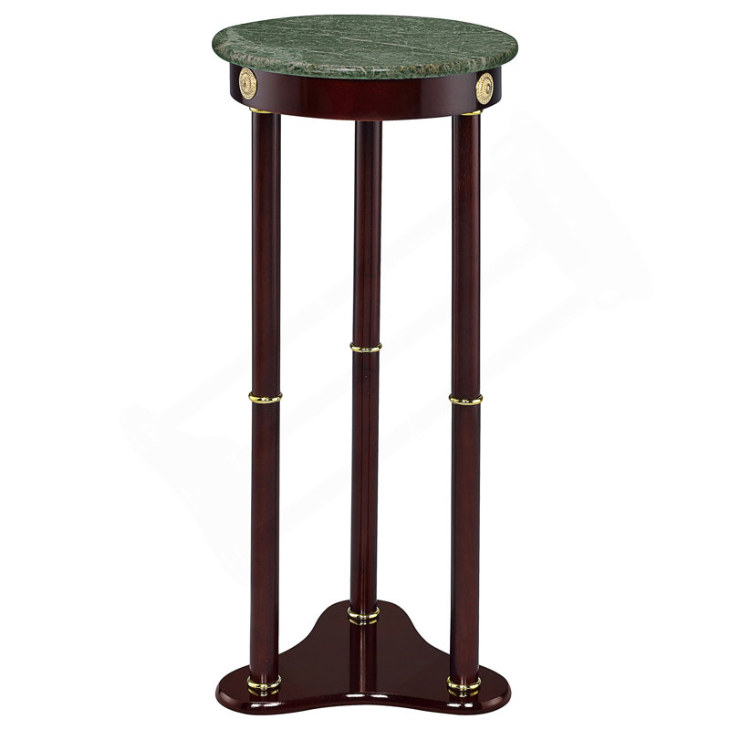 Elegant Round Side Table with Plant Stand