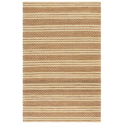 Martha Stewart 9528 Hand Tufted 40% Jute; 40% Wool; 20% Cotton Striped Rug