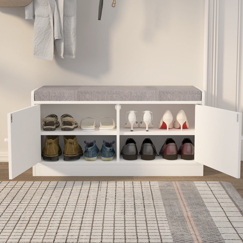 8 Pair Shoe Storage Bench
