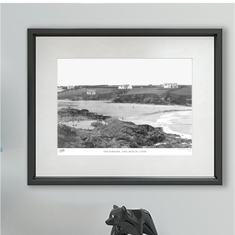 Treyarnon, The Beach C1950 by Francis Frith - Single Picture Frame Print, 45cm H x 60cm W x 2.3cm D