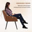 Ellicottville Faux Leather Armchair