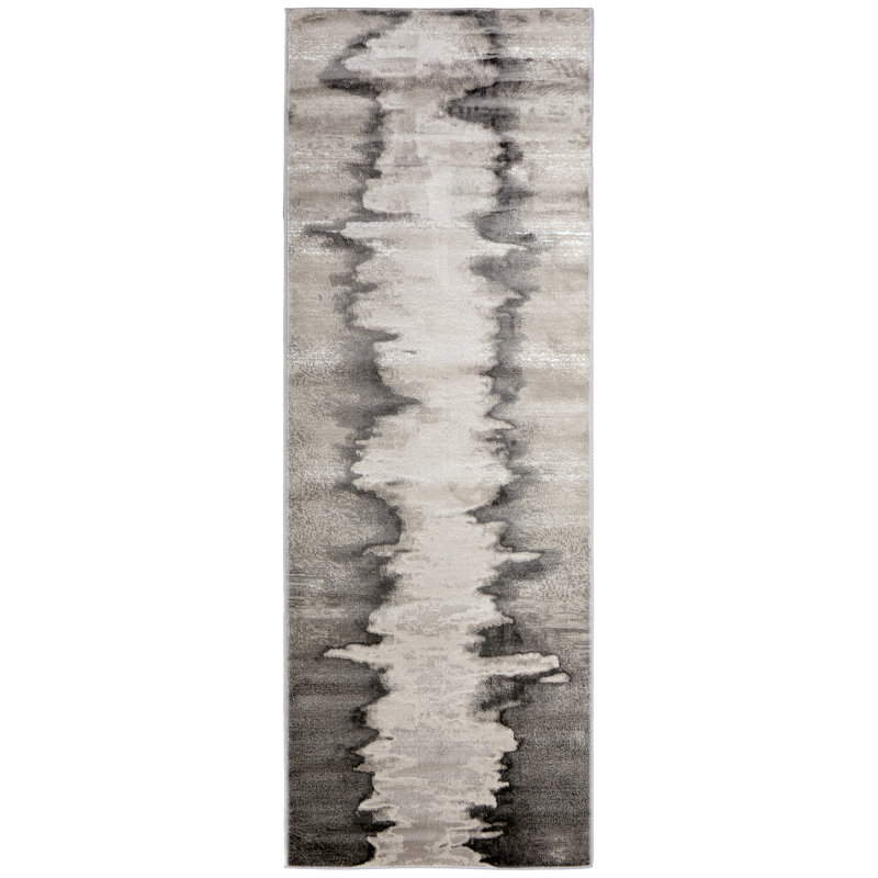 Rolfes Performance Abstract Indoor Rug, Runner 2'10" x 10"