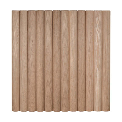 Drap de tambour Outwater avec lattes demi-rondes de 1 po - flexible