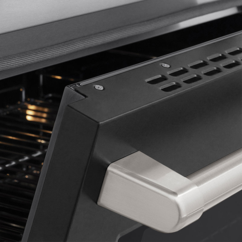 ZLINE 48 in. 6.7 cu. ft. 7 Element Paramount Induction Range with Dual Ovens and Black Matte Doors