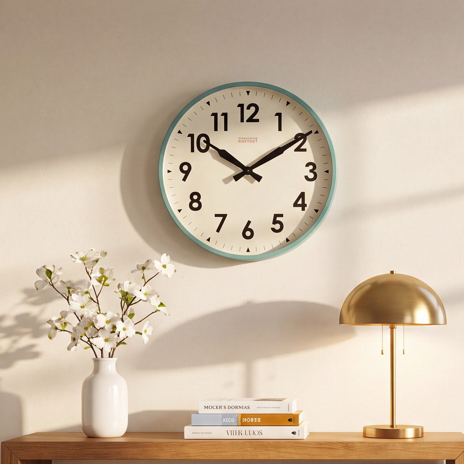 18" Metal Wall Clock