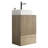 Modern Small Bathroom Vanity with Sink, Soft Close, Ceramic Basin, Door and Drawer Storage for Small Bathrooms, Apartments, Hotels-1860249510