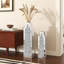 Echo Glass Flower Tall Vase Room Crystal  Decor Nesting Vase (Set of 2)-2022593416