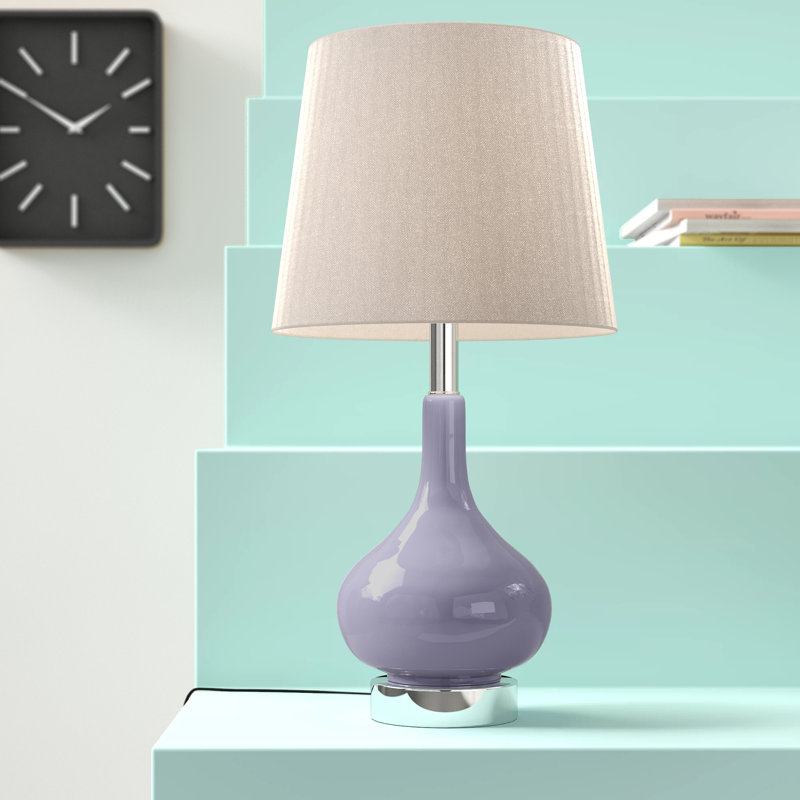Mikac Glass Table Lamp, Purple