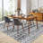 Washable Moroccan Geometric Area Rug