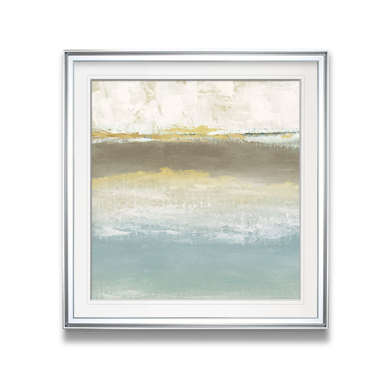 Doux détail de consolation I - reproduction d'art, H 17,5 po x l 17,5 po x P 1,5 po, Cadre argenté