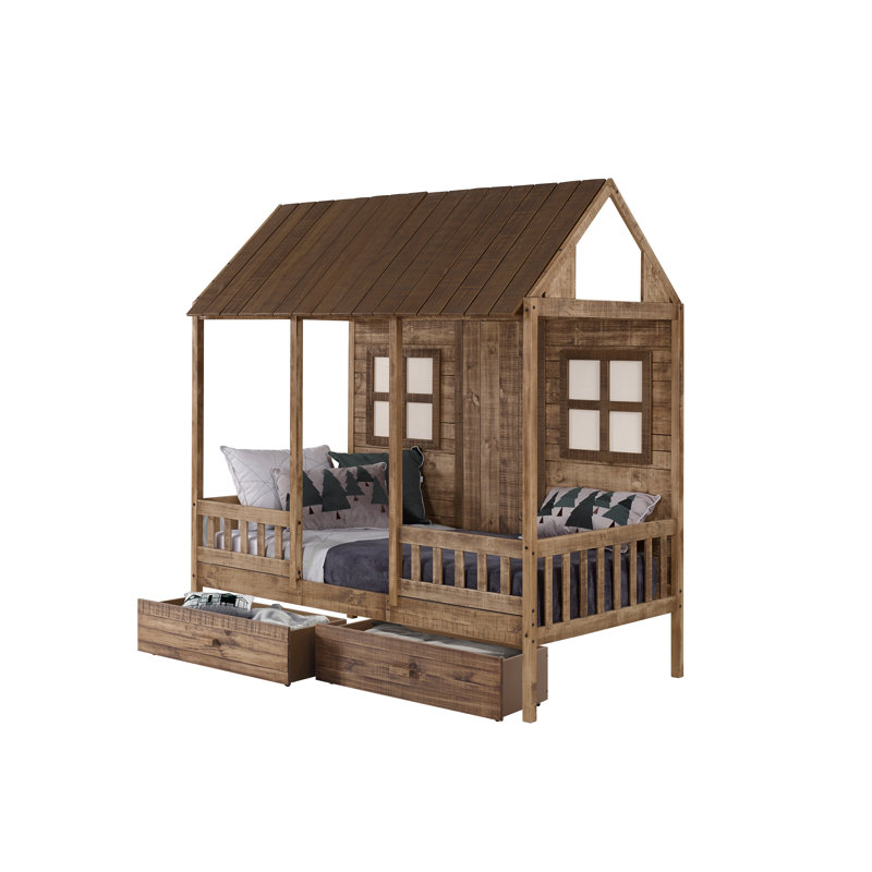 Chelsee Twin Platform Loft Bed by Harriet Bee