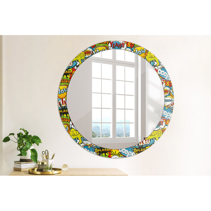 Huldar Glass Flat Wall Mirror