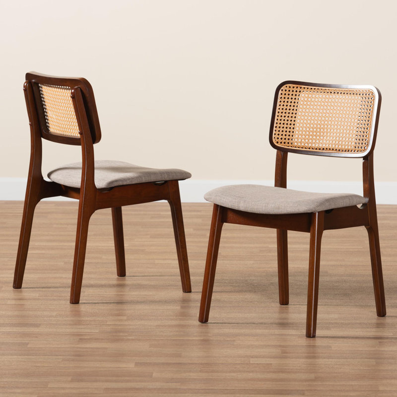 Chaise d'appoint Nancy King Louis, Noyer brun