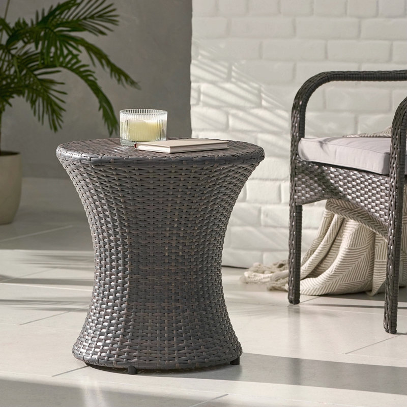 Table de sablier (sans plateau en verre), Gris