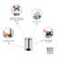 Brabantia NewIcon Soft Closing 3 Litre Pedal Bin-126243019