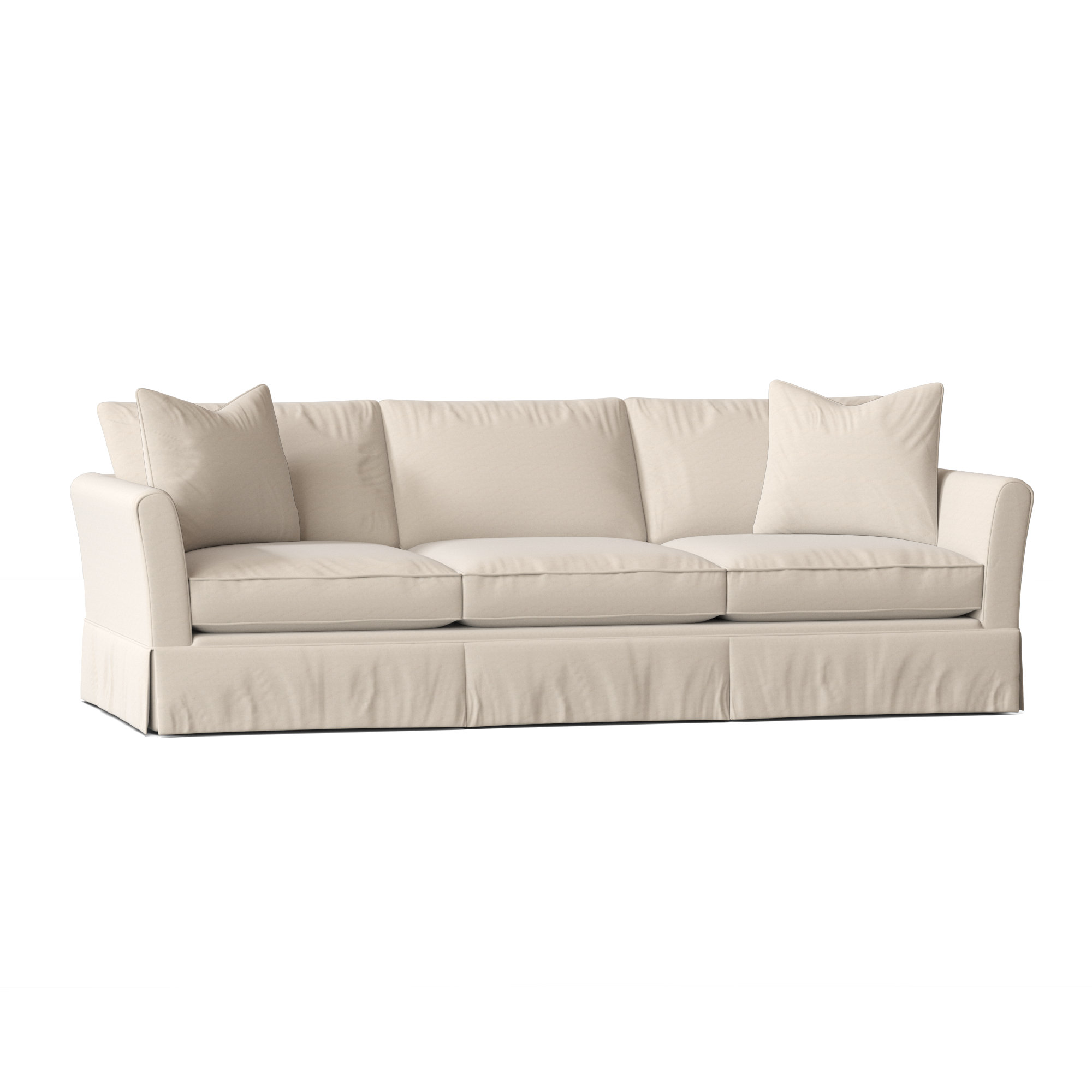 Shelby 82'' Upholstered Sofa, Bayou Natural Canvas