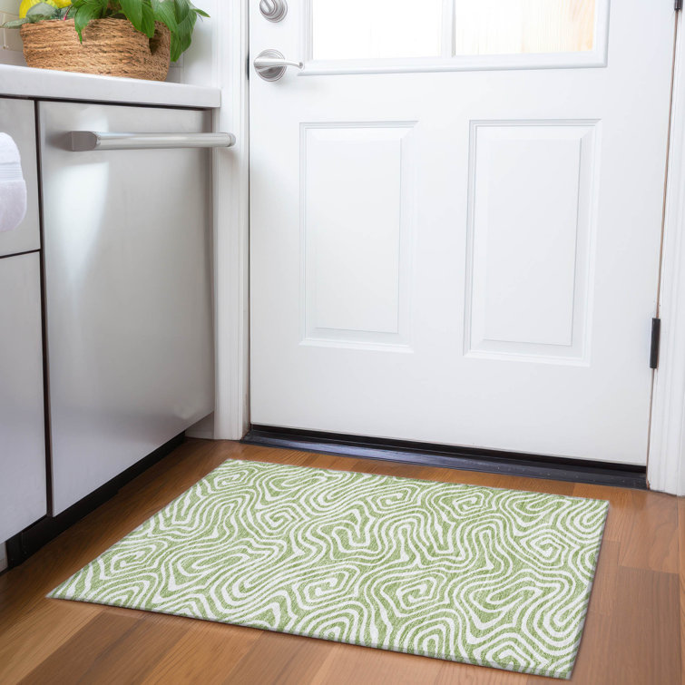 Premium Machine Washable Guada AMF1020 Swirls Rug