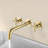 Double Cross Handles Wall Mounted Bathroom Faucet-113953264