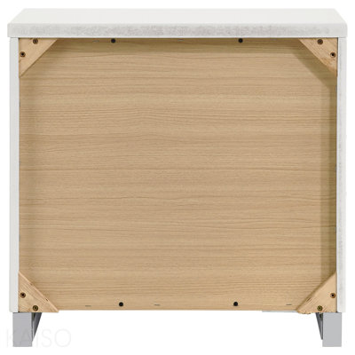 2-Drawer Bedroom Nightstand
