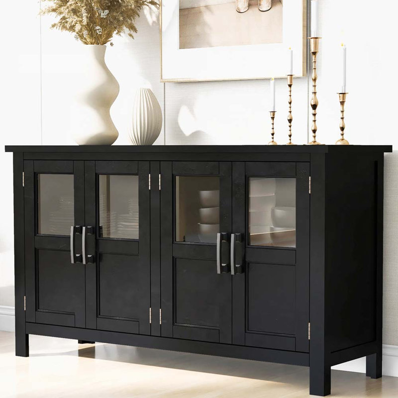 Nastase Accent Cabinet, Black