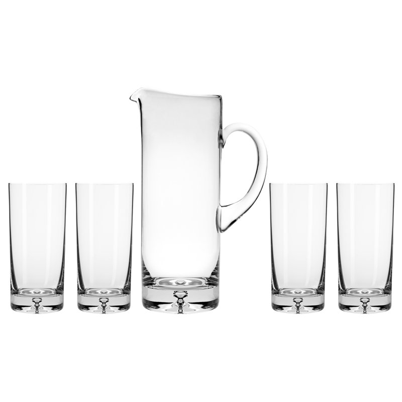 Hansbury Glass 5 - Piece Pitcher Set