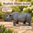 Rhinoceros Garden Statue