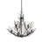 6 - Light Dimmable Tiered Chandelier