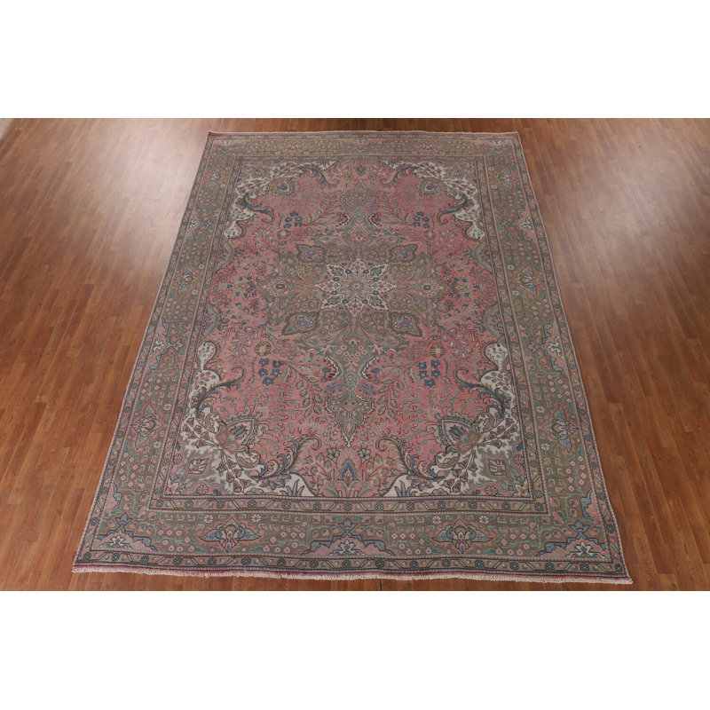 Tapis traditionnel rose 10 x 13
