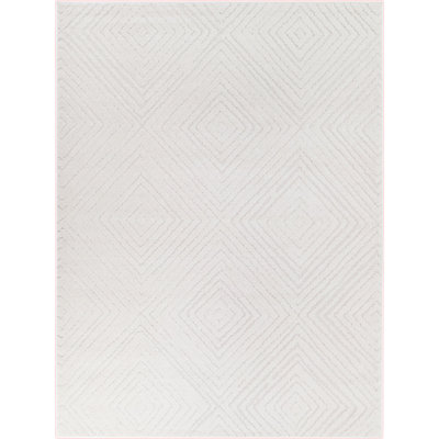 Tapis crème texturé intérieur / extérieur Jacobson