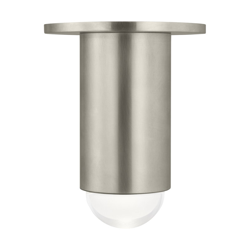 Ebell 1 - Light LED Flush Mount, Antique Nickel