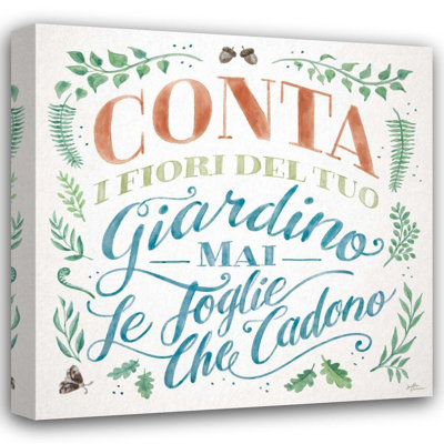 Art sur toile tendue, Penner, Janelle: Good Friends and Great Adventures I Life Italian
