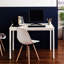 Bureau d'ordinateur contemporain en bois et métal Harry