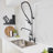 VIBRANTBATH Pull Down Kitchen Faucet-90764553
