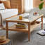 Table rectangulaire en bois massif Burlywood-1186852231