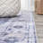 Alanya Ornate Medallion Machine-Washable Navy/Cream Rug-1801525462