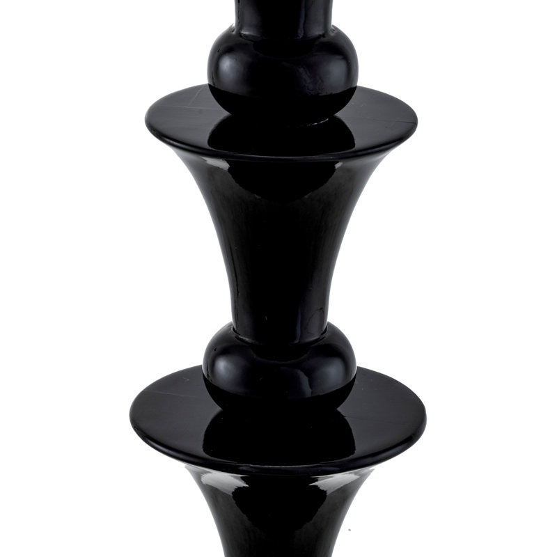 Table Lamp, Black, Beige