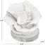 Cole And Grey Polystone Small Textured Coral Sculpture With Clear Acrylic Base