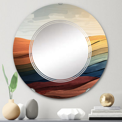 Ottava - Miroir mural moderne rond