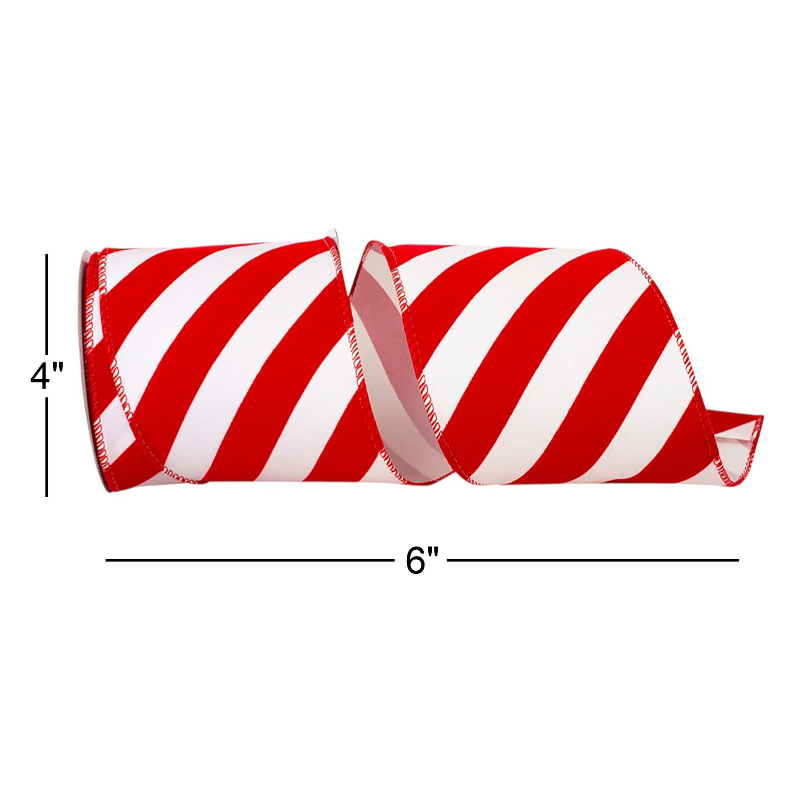 The Holiday Aisle® Jilliann 6" Velvet Ribbon, 4" H x 6" W x 6" D