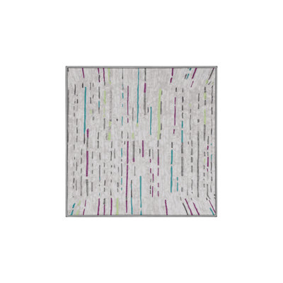 Machine Washable Gray Area Rug