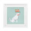 «Drink Tray Dog», impression sous verre encadrée par Krissy Mast-944591680-944591681
