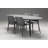 Tulum Oval Metal Base Dining Table