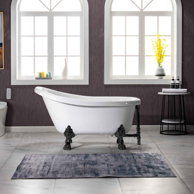 Glory 53.88'' x 29.88'' Mounting / Installation Required Soaking Acrylic Bathtub